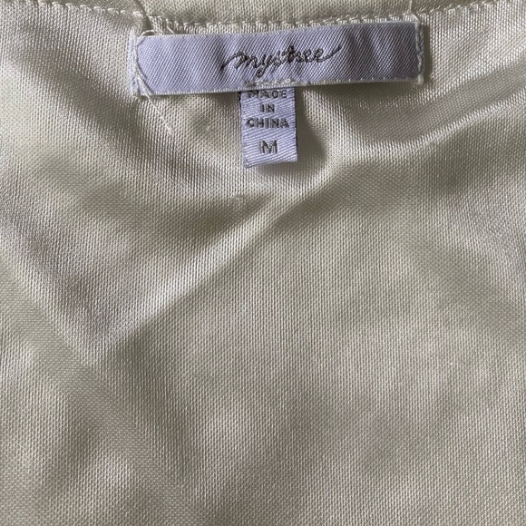 Mystree Women’s White Dress with Lace Details Size: Medium - Picture 5 of 10